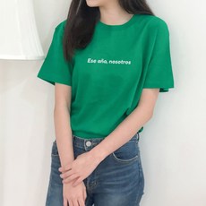 Humble Studio 女款印字基本款純棉夏季短袖T恤 KK04085