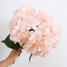 Marsh Marigold 人造繡球花束, 桃色, 1個