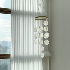 DAEHAN 圓形珍珠貝掛式風鈴 DHOBJ-29, 單色