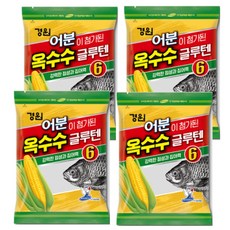경원산업 어분 옥수수 글루텐6 떡밥, 240g, 4개