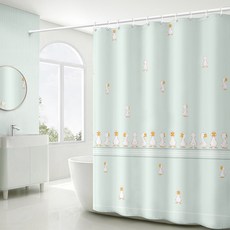 Floz Home 各尺寸可愛浴室浴簾 A09 120 x 180 cm, 1個