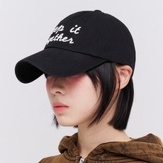 블랙샌즈 하이틴 투게더 자수 볼캡