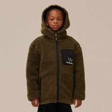 MARK GONZALES KIDS 兒童款天使連帽毛絨刷毛外套