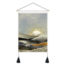 알로데 마운틴 윈드 벽걸이 장식 행잉 포스터, NO 02