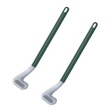 앤티스 꼼꼼 틈새 커브 욕실 브러시 2p, 그린, 1개