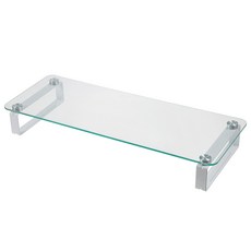 Home Planet 強化玻璃螢幕增高架, 透明色, 1個