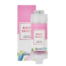 BU NiO 家庭維他命蓮蓬頭過濾器, 1個, 黑櫻桃