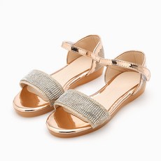 Rabbit Foot 女童水鑽橋接LED兒童涼鞋