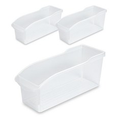 리빙선데이 국산 하프수납 냉장고 트레이, 반투명, 3개