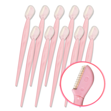 래쉬톡 부분 눈썹 칼, 핑크, 10개