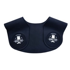 GREAGER 理髮廳矽膠護頸肩墊, 1個, 黑色