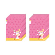 ibis 女童用 國小3-6年級 讀書心得 窄行筆記本 爆米花 10724, 10個, 混合色