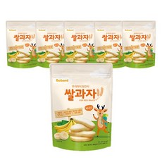 Aipopomi 嬰兒米餅 30g, 香蕉口味, 30克, 6包