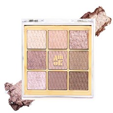 Amok Soft Clay Beam 9宮格眼影盤, Autumn Mute, 1入