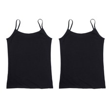 티에스에이치 코튼 스판 캐미솔 탑 2p