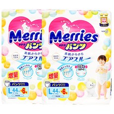 Merries 妙而舒 日本境內版妙兒褲/尿布, L, 100片
