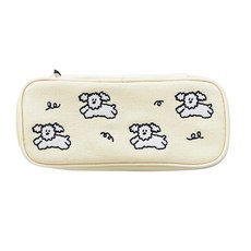 LittlePaper Romane Run Pepper 鉛筆盒, 奶油色, 1個