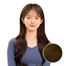 Belleum 長版豐盈C字捲波浪 魔鬼氈髮片, HB(蜂蜜棕), 10個