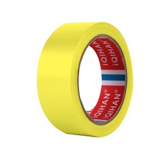 iQIHAN DADA 高黏度強力棉質膠帶 40mm x 50m, 黃色, 1個