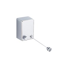 스타 개폐식 벽 거치 빨래 건조대 스퀘어, 1개, 실버