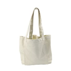 JCP 帆布瑜伽墊收納袋, 米白色