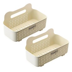 American Road 便利廚房壁掛收納籃 RK1826, 奶油米色, 2個