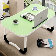 邊框線條多功能床上桌, 綠色