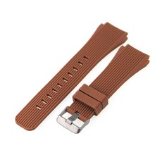 Galaxy Watch SM-R800 46mm 聚氨酯錶帶 GW-RAUR22, 棕色