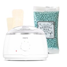MOEND 熱蠟機+蠟豆 蘆薈 200g+抹棒, M-90（保暖）, 1套