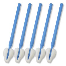 babybear 韓國製造 嬰幼兒用長款迷你海綿奶瓶刷, 5個, 藍色