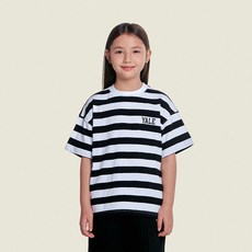 YALE KIDS 兒童透氣小標誌條紋T恤 YMTS-33140