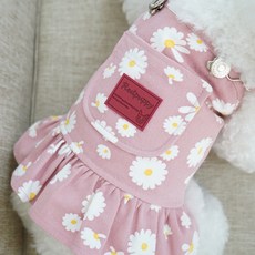 REDPUPPY 水漾月吊帶狗狗衣服, 粉紅色