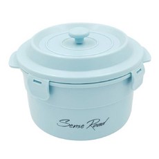 SL BUBUCook 陶瓷造型附蓋便當盒, 湖水藍, 1組