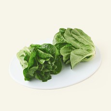 팜에이트 무농약 인증 스마트팜 미니로메인 2개입, 200g, 1개