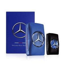 梅賽德斯-奔馳男士藍色淡香水 50ml + 迷你香水 5ml 套組, 1套
