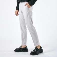 엘엑스티 남성용 베이직 스판 슬림 슬랙스
