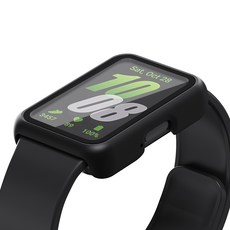 칸탐 갤럭시 핏3 호환 풀커버 케이스, 무광블랙, 1개