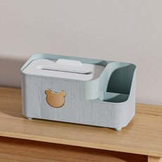 MARCHAS 面紙盒 桌上型收納盒 小號, 綠色, 1個