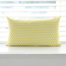 BEAUTE HOUSE 枕套, 黃色三角形款