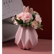 頂級 TCR 內飾配件陶瓷粉彩雕塑花瓶, 粉色的