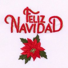 法式刺繡材料包套組, 1套, 聖誕節 Feliz Navidad
