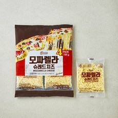 보꼬네 모짜렐라 슈레드치즈, 60g, 1개, 4개입