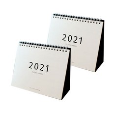 2021年The Basic桌上型月曆 M 2入, 混色