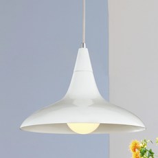 준라이팅 나팔 펜던트조명, 화이트