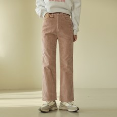 BBAEBBAE 女款燈芯絨彈力直筒寬褲