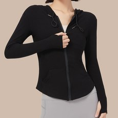 Sunbit資訊 女款 Fielle 線條連帽拉鍊外套