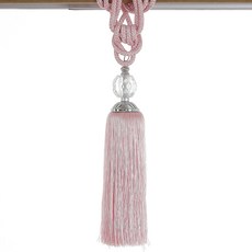 GINNA SONG 水晶窗簾綁帶 30cm, 1個, 粉紅色