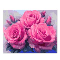 아디코 DIY 페인팅 정물화 명화그리기 50 x 40 cm, 로즈핑크(PG41), 1개