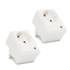 POWER ZONE Ucommon RF遙控單孔插座 PA-GEH-01SRF5, 7.5cm, 2個