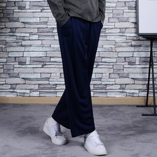 Townclo 男士打褶寬版彈性鬆緊帶休閒褲